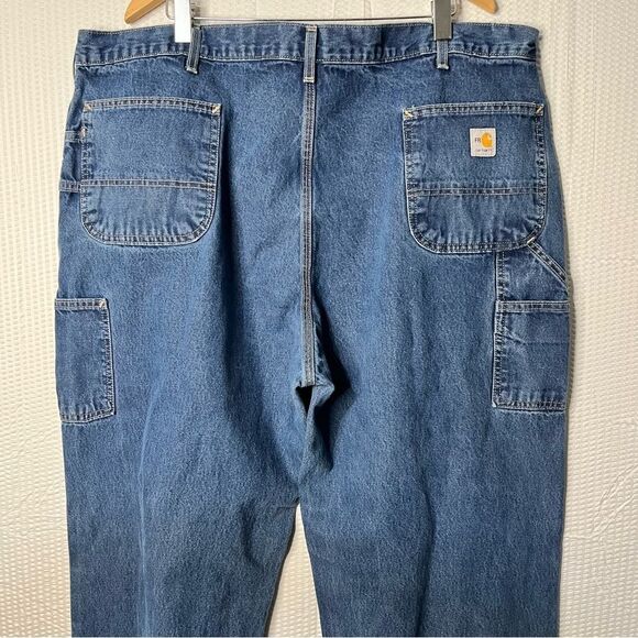 Carhartt FR Relaxed Fit HRC2 Utility Work Jeans Size W46 L34 - Picture 8 of 11